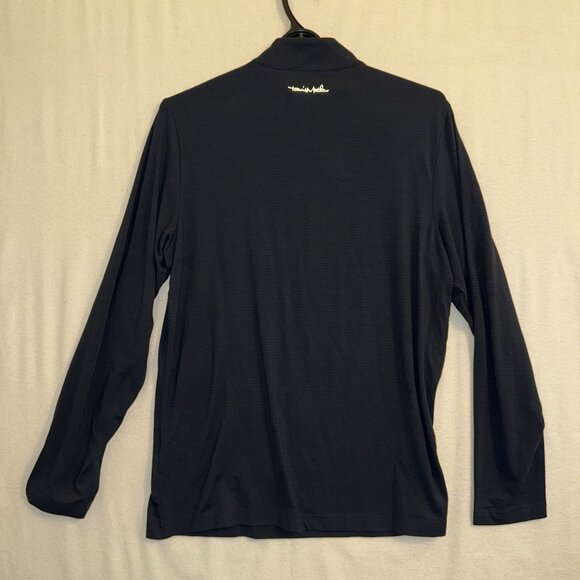 Travis Mathew Pullover Shirt Mens M Black Half Zip Los Angeles LA Angels - Picture 6 of 9